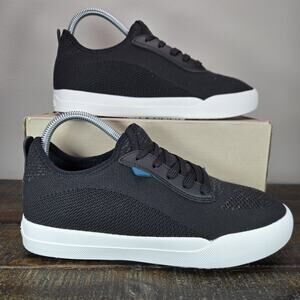 Vessi Weekend 1.5 Sneaker Womens Size 8 Waterproof Shoes Asphalt Black White